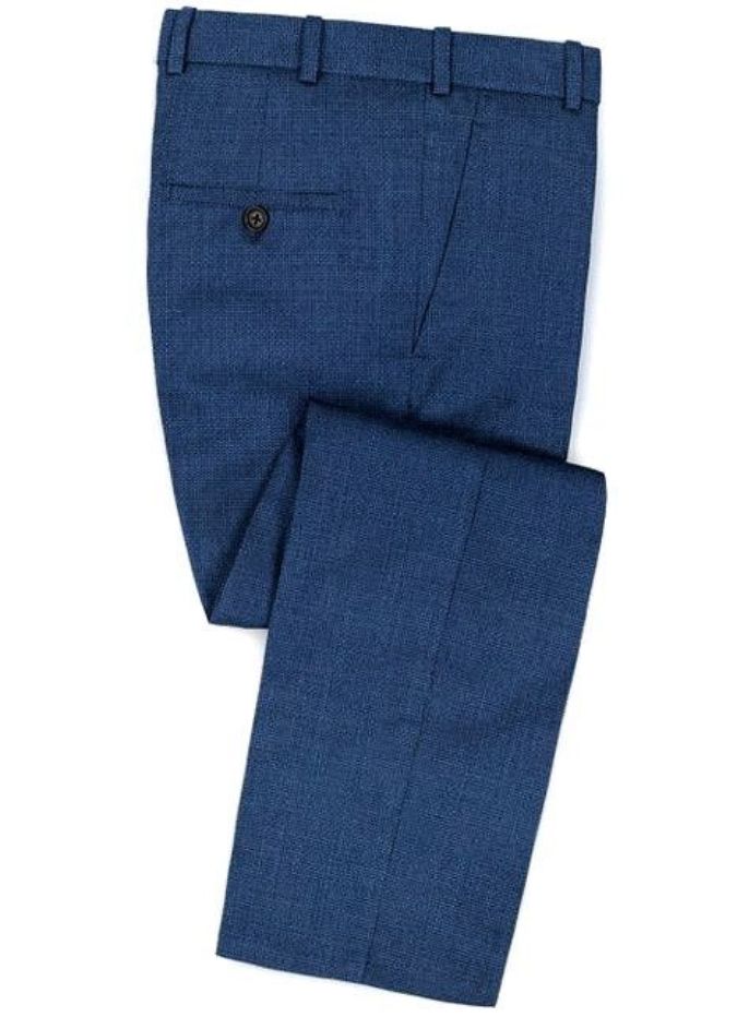 Men's Navy Slim Trousers