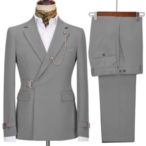 Men's Grey 2-Piece Suit